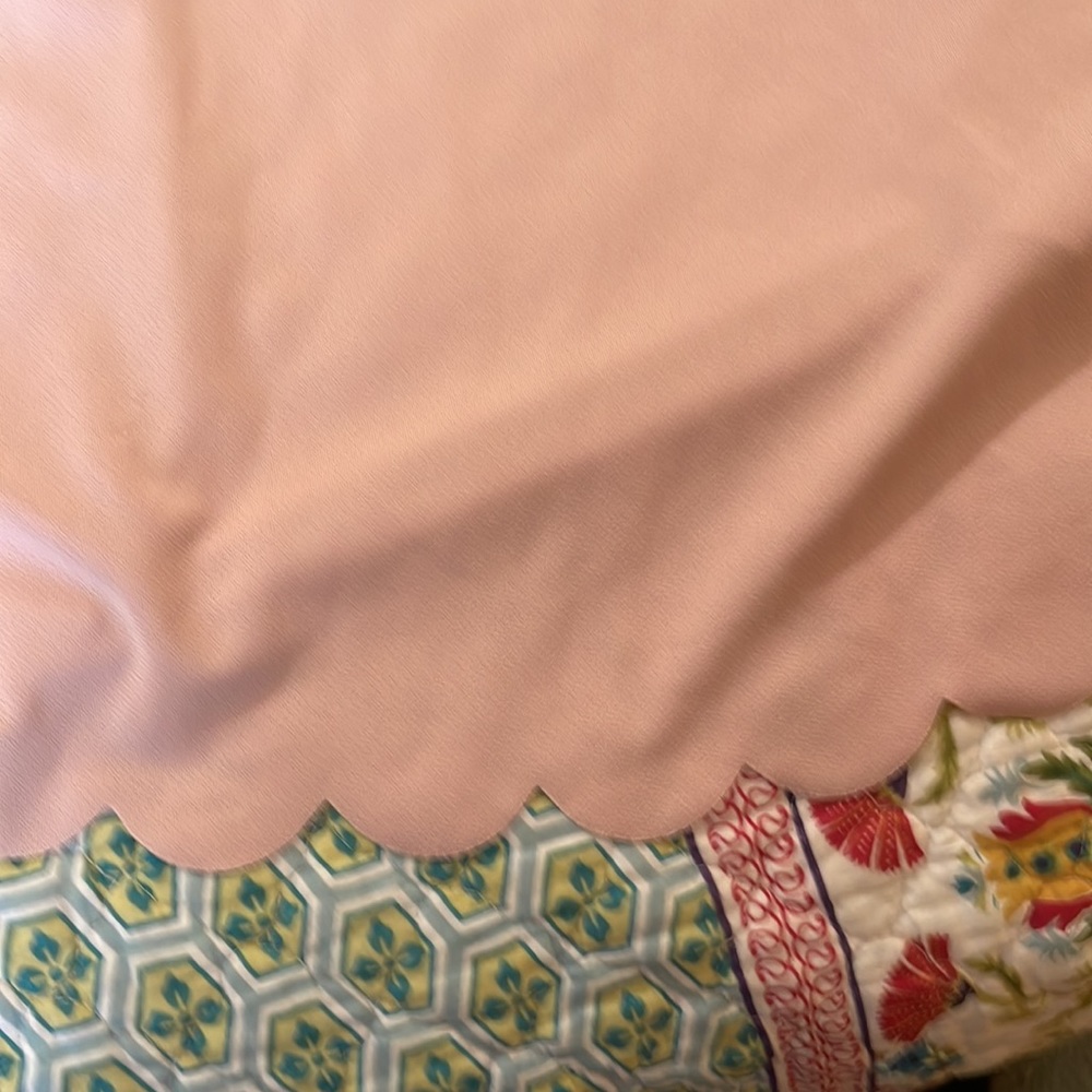 Dusty pink fit and flare dress in size large - Picture 6 of 8